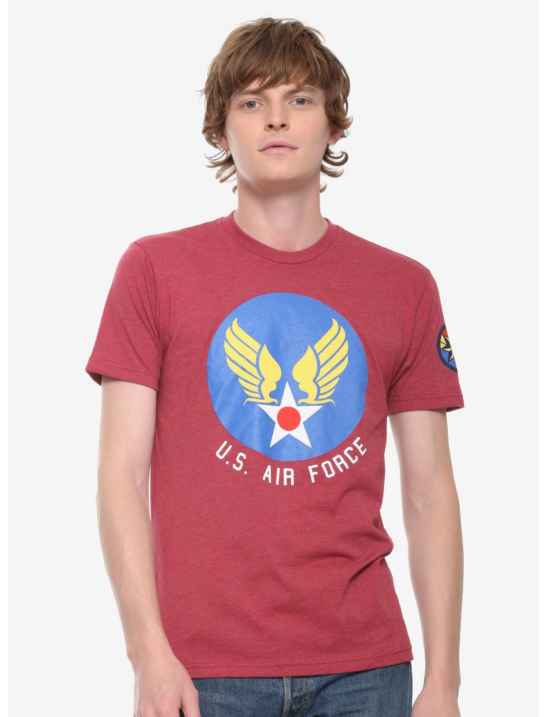 Marvel Captain Marvel Air Force T-Shirt, RED, hi-res