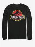 Jurassic Park Classic Logo Long-Sleeve T-Shirt, BLACK, hi-res