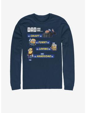 Universal Minion As Dad As Long-Sleeve T-Shirt, , hi-res