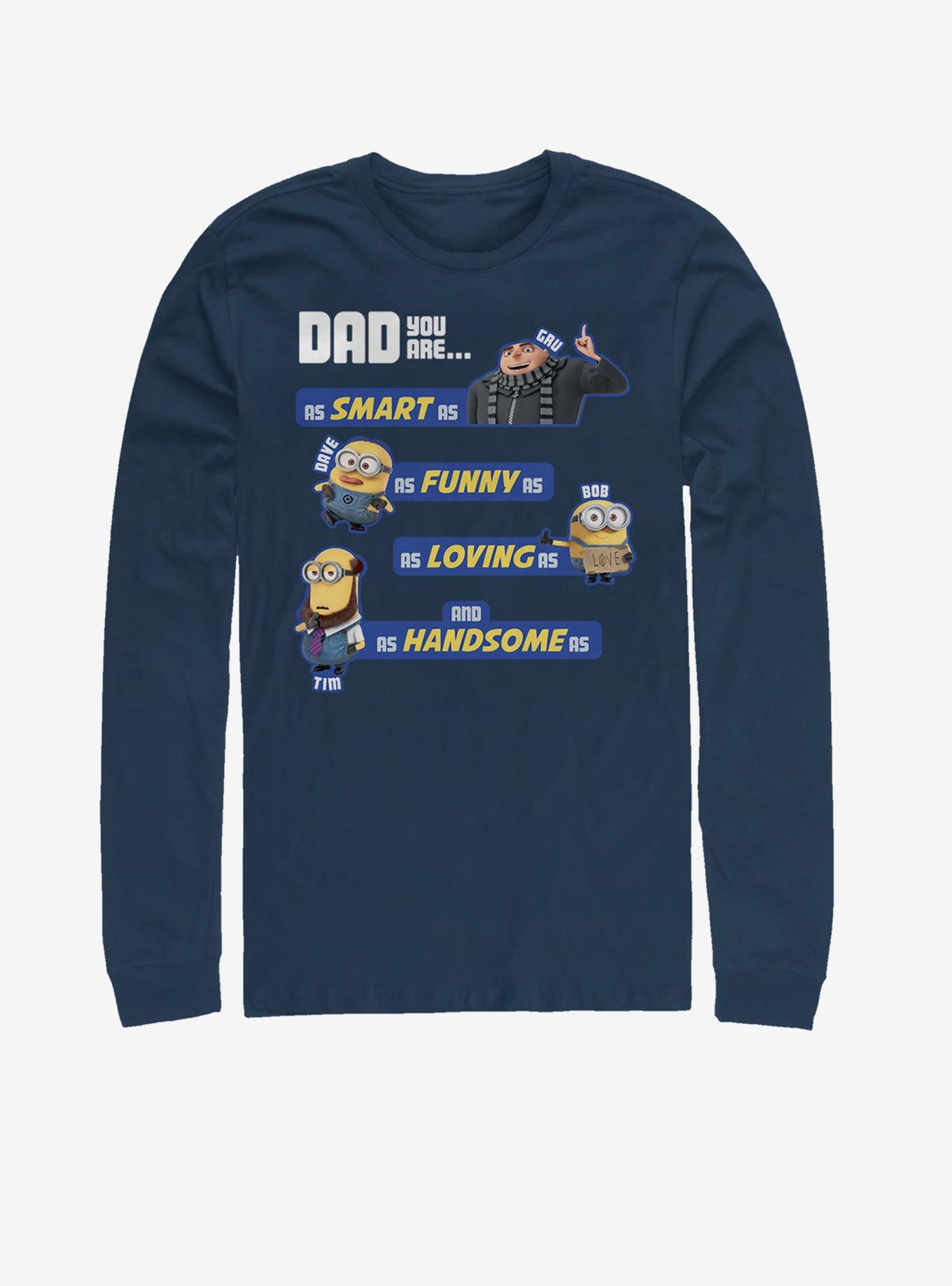 Universal Minion As Dad As Long-Sleeve T-Shirt, , hi-res