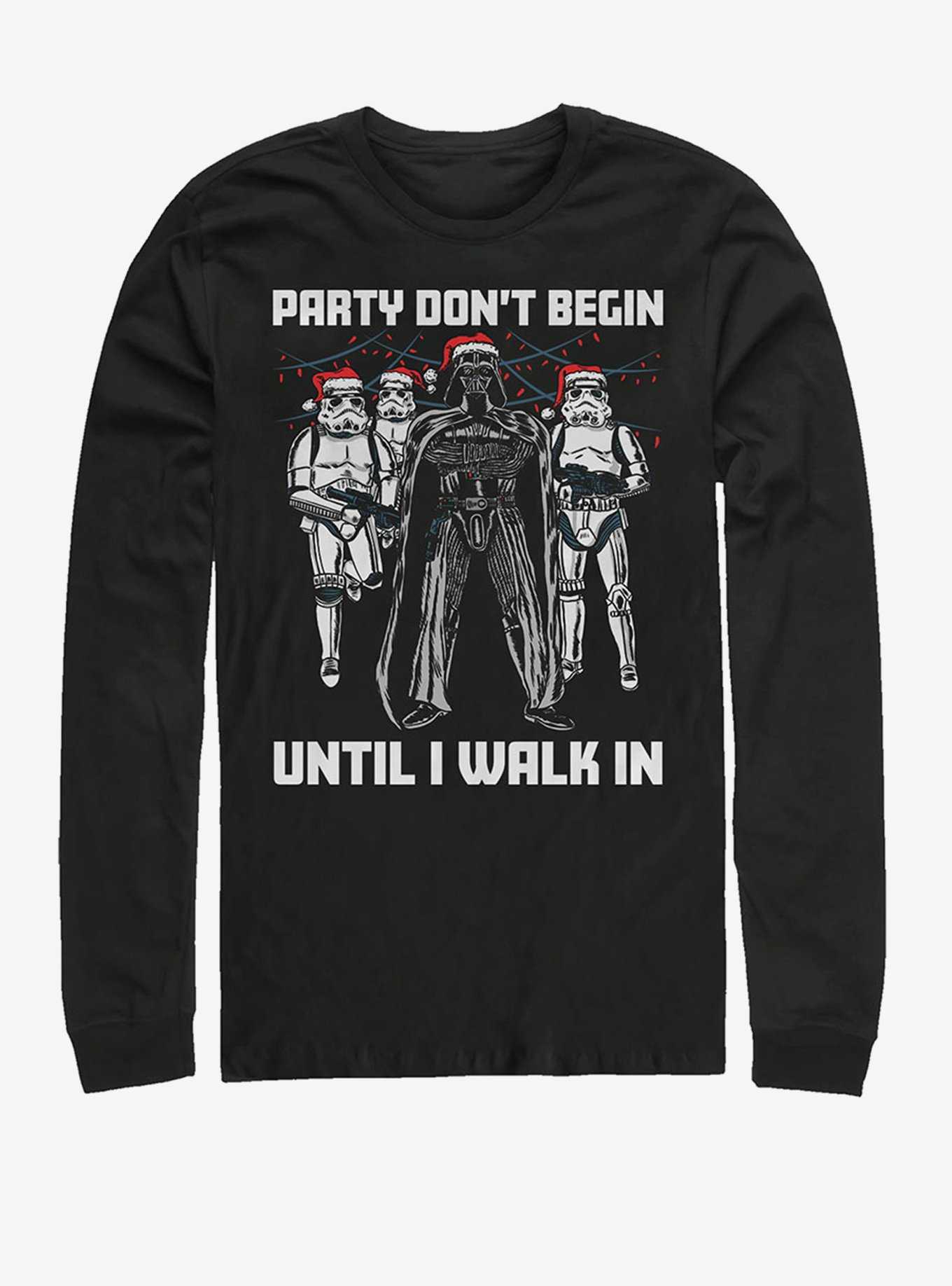 Star Wars Party Dont Begin Long-Sleeve T-Shirt, , hi-res
