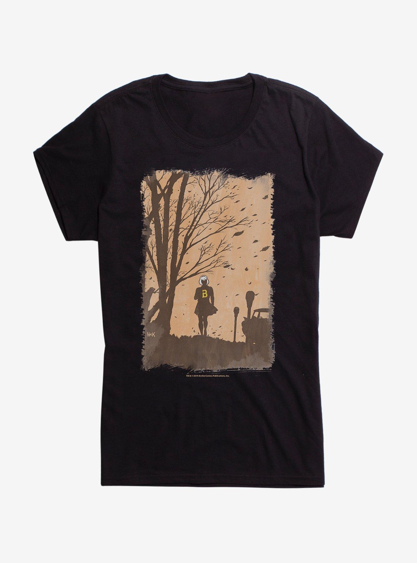 Chilling Adventures Of Sabrina Windy Girls Charcoal T-Shirt, , hi-res