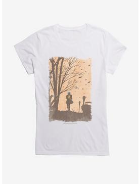 Chilling Adventures Of Sabrina Windy Girls Charcoal T-Shirt, WHITE, hi-res