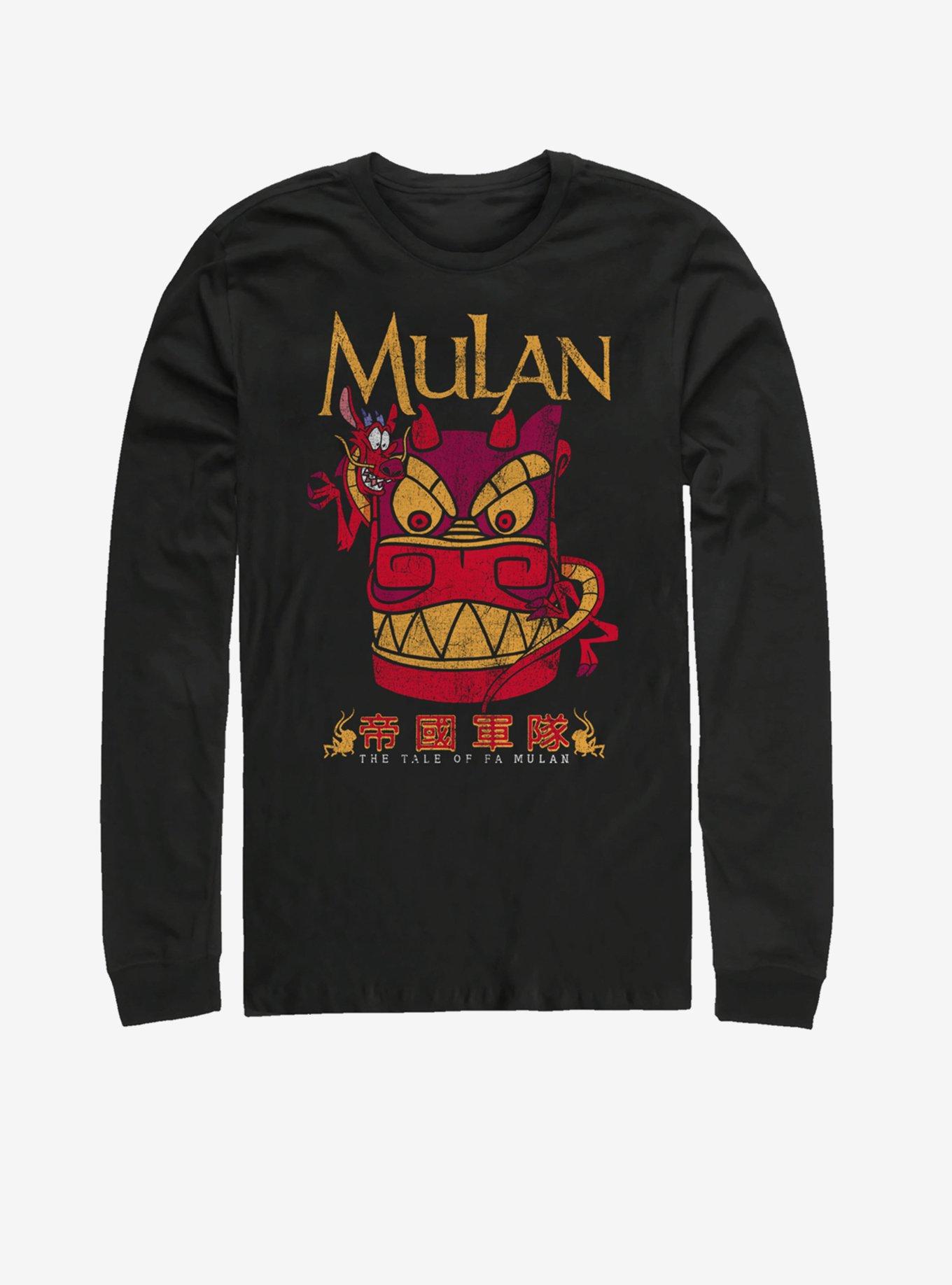Disney Mulan Stone Mushu Long-Sleeve T-Shirt, , hi-res