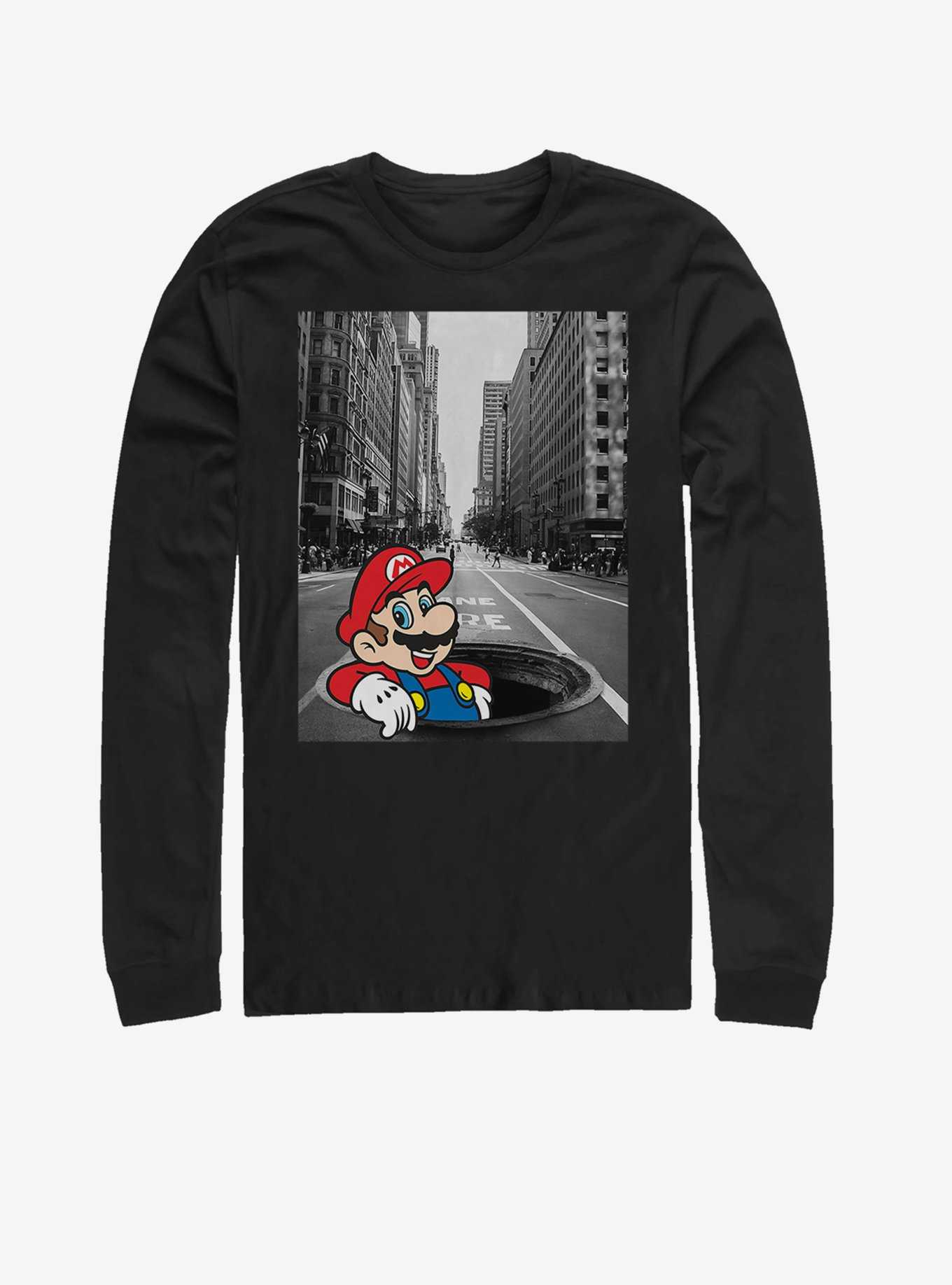 Super Mario Street Thinker Long-Sleeve T-Shirt, , hi-res