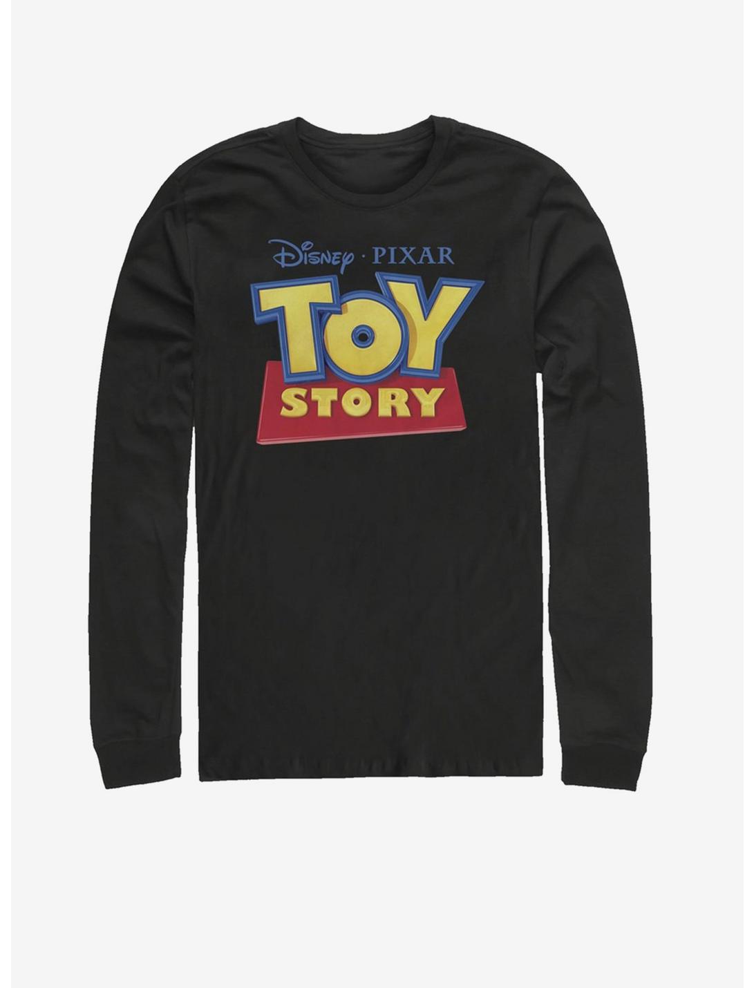 Disney Pixar Toy Story 3D Logo Long-Sleeve T-Shirt, BLACK, hi-res