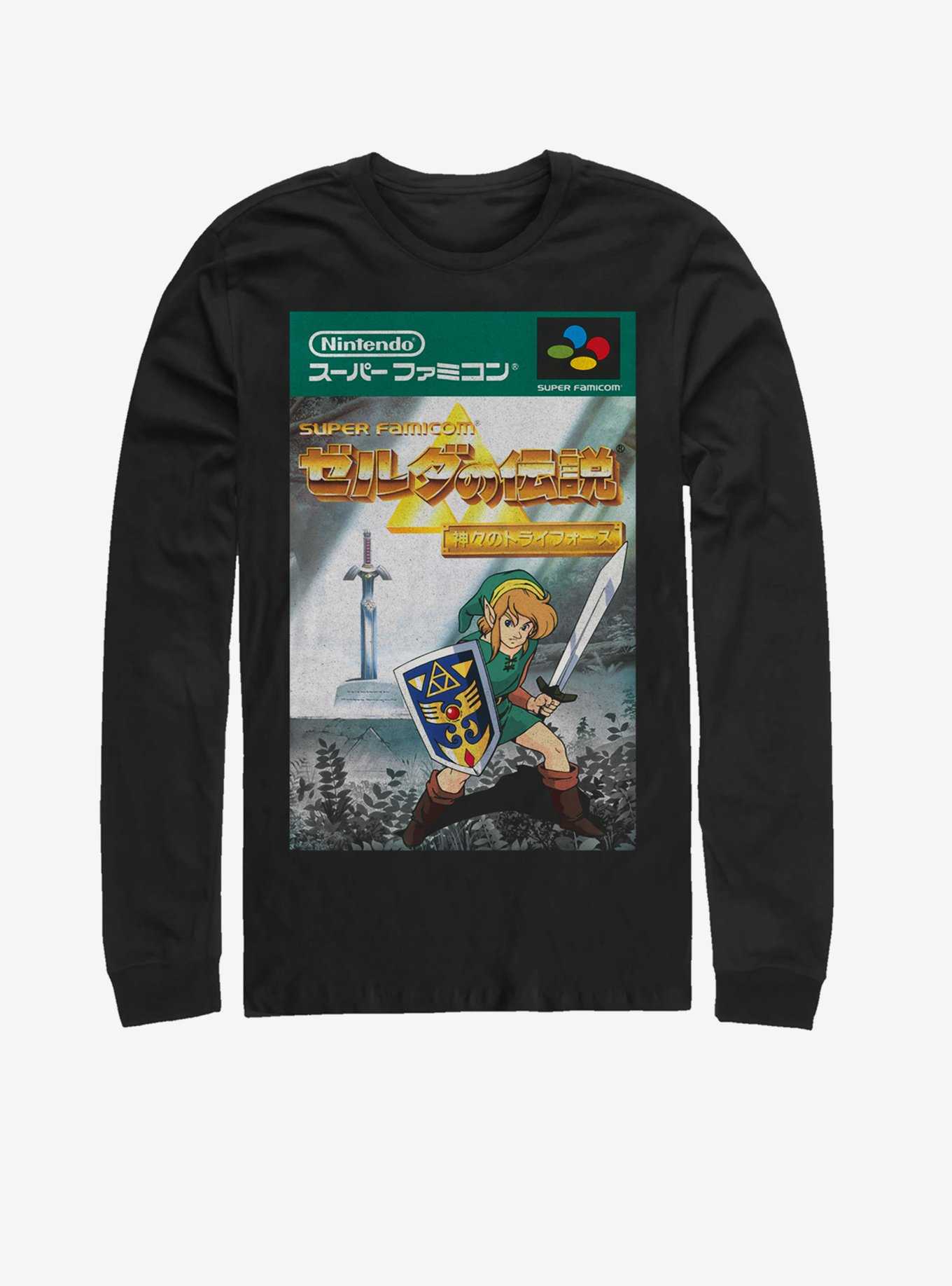 Legend of Zelda Japanese Cover Long-Sleeve T-Shirt, , hi-res
