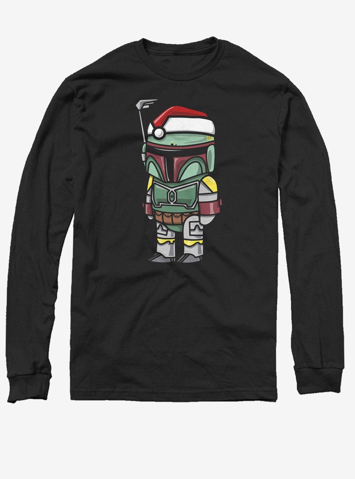 Star Wars Boba Santa Long-Sleeve T-Shirt, , hi-res