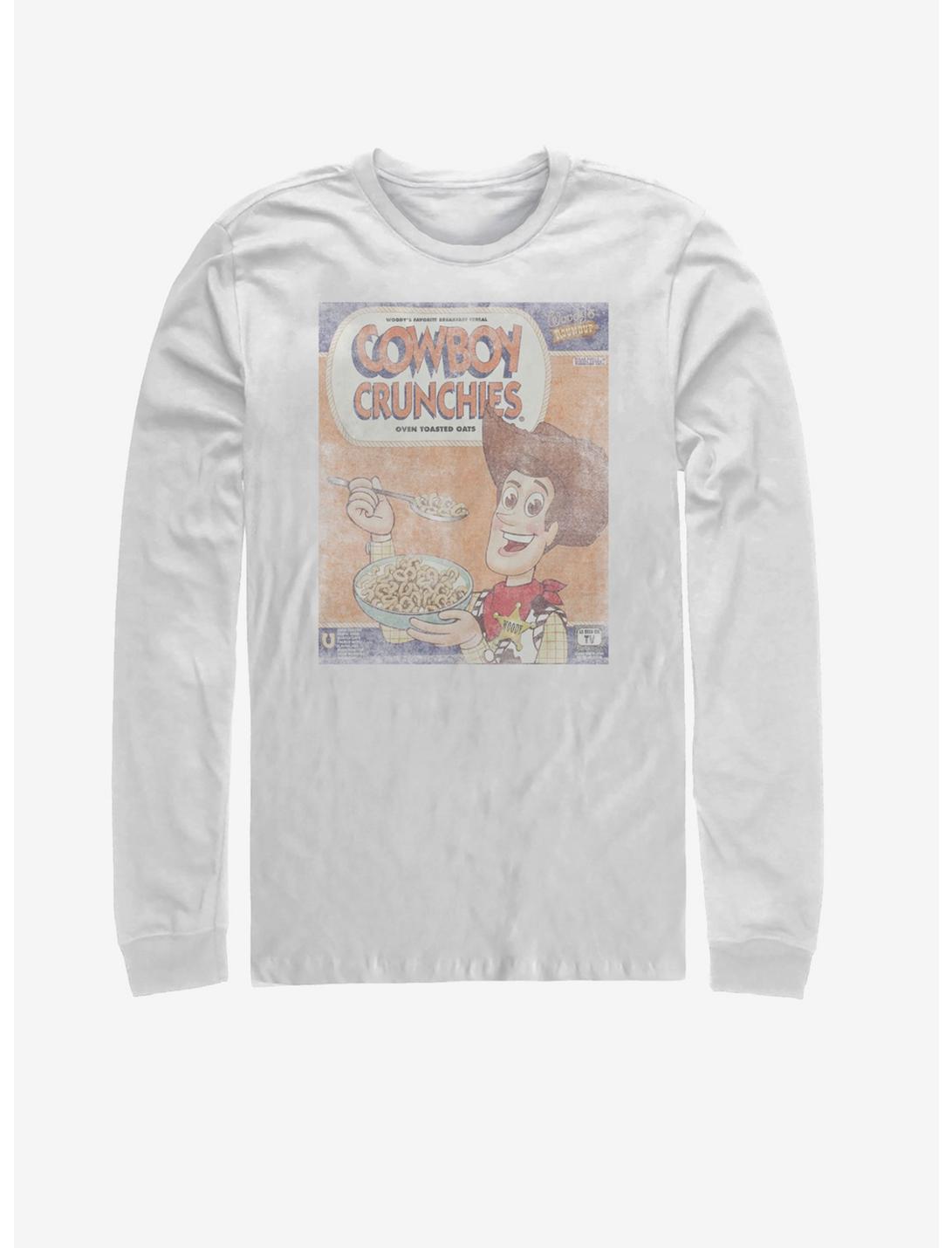 Disney Pixar Toy Story Cowboy Crunchies Long-Sleeve T-Shirt, WHITE, hi-res