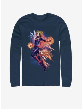 Marvel Captain Marvel Shooting Star Long-Sleeve T-Shirt, , hi-res