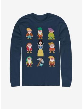 Disney Snow White Pixel Dwarf Long-Sleeve T-Shirt, , hi-res