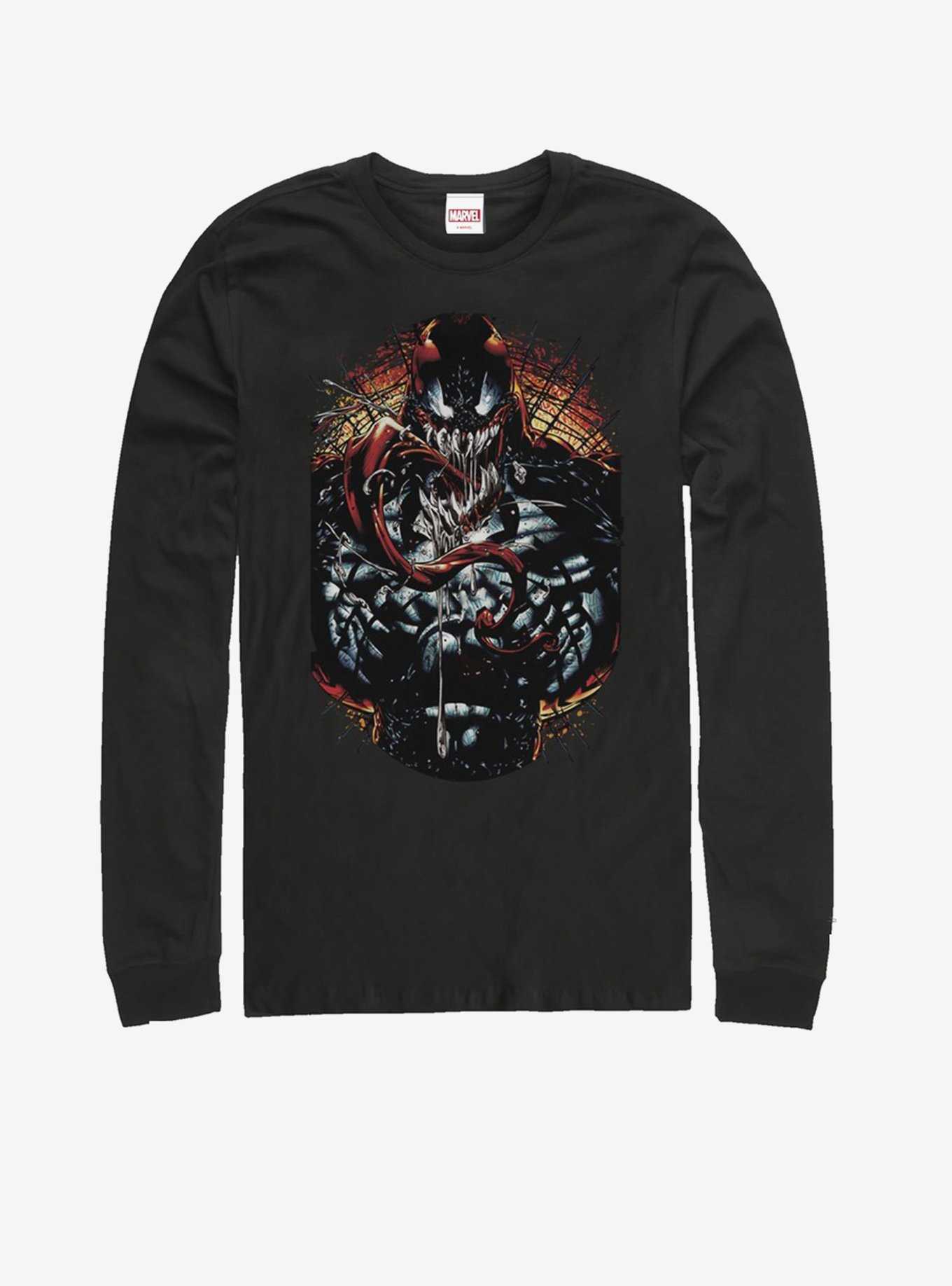 Marvel Venom Dark Red Long-Sleeve T-Shirt, , hi-res