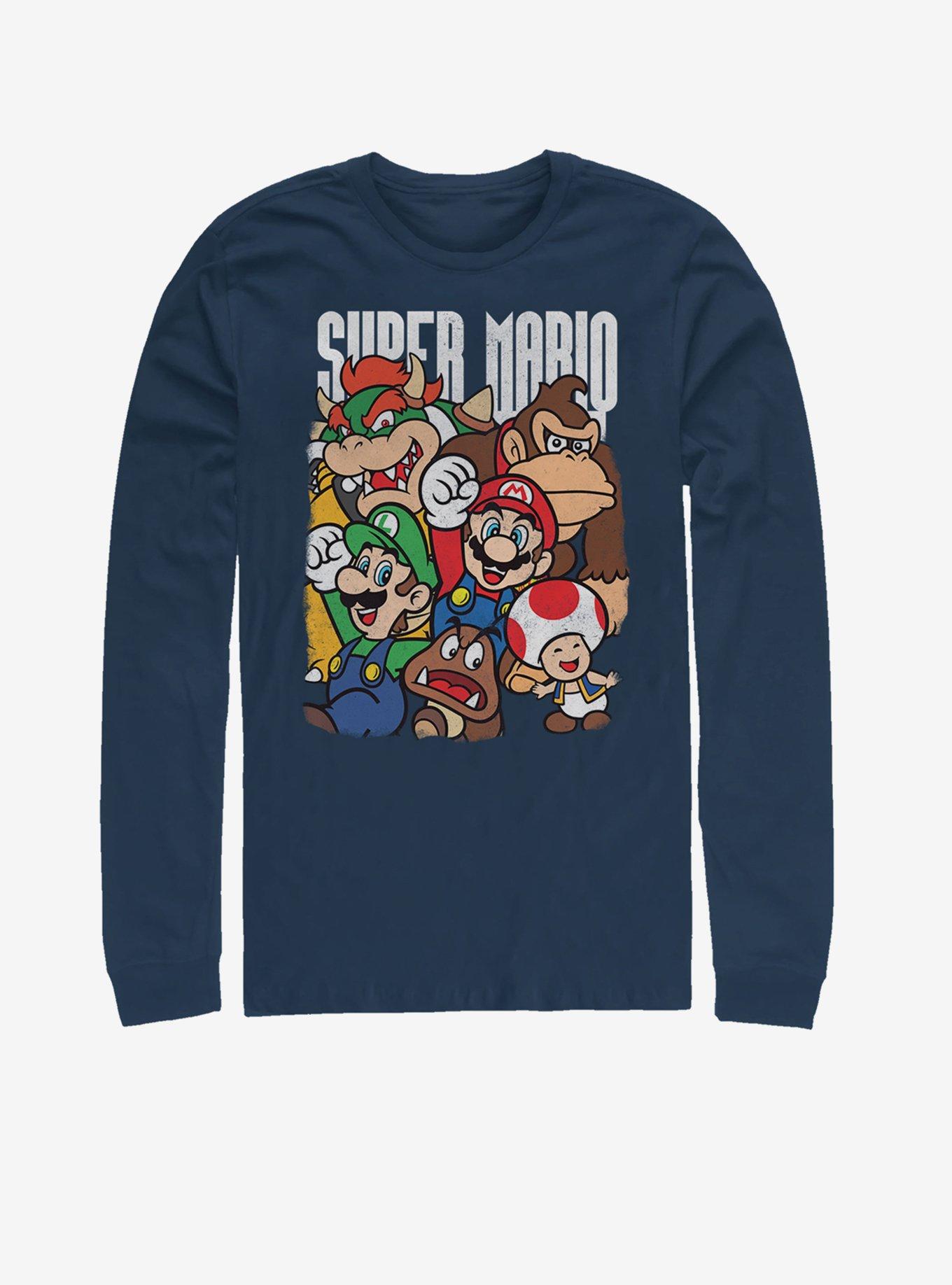 Super Mario Super Grouper Long-Sleeve T-Shirt, , hi-res
