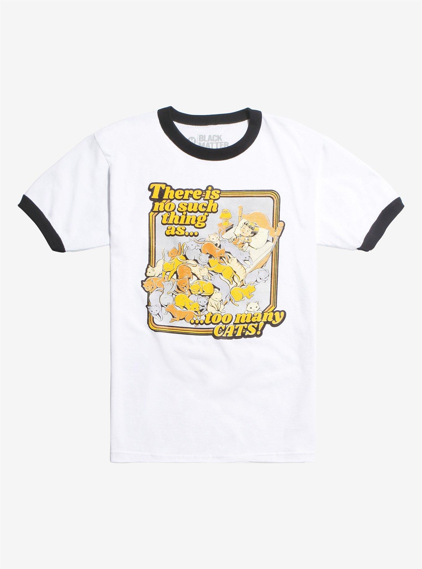 Too Many Cats Ringer T-Shirt | Hot Topic