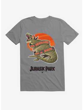 Jurassic Park When Dinos Rules The Earth Black T-Shirt, , hi-res