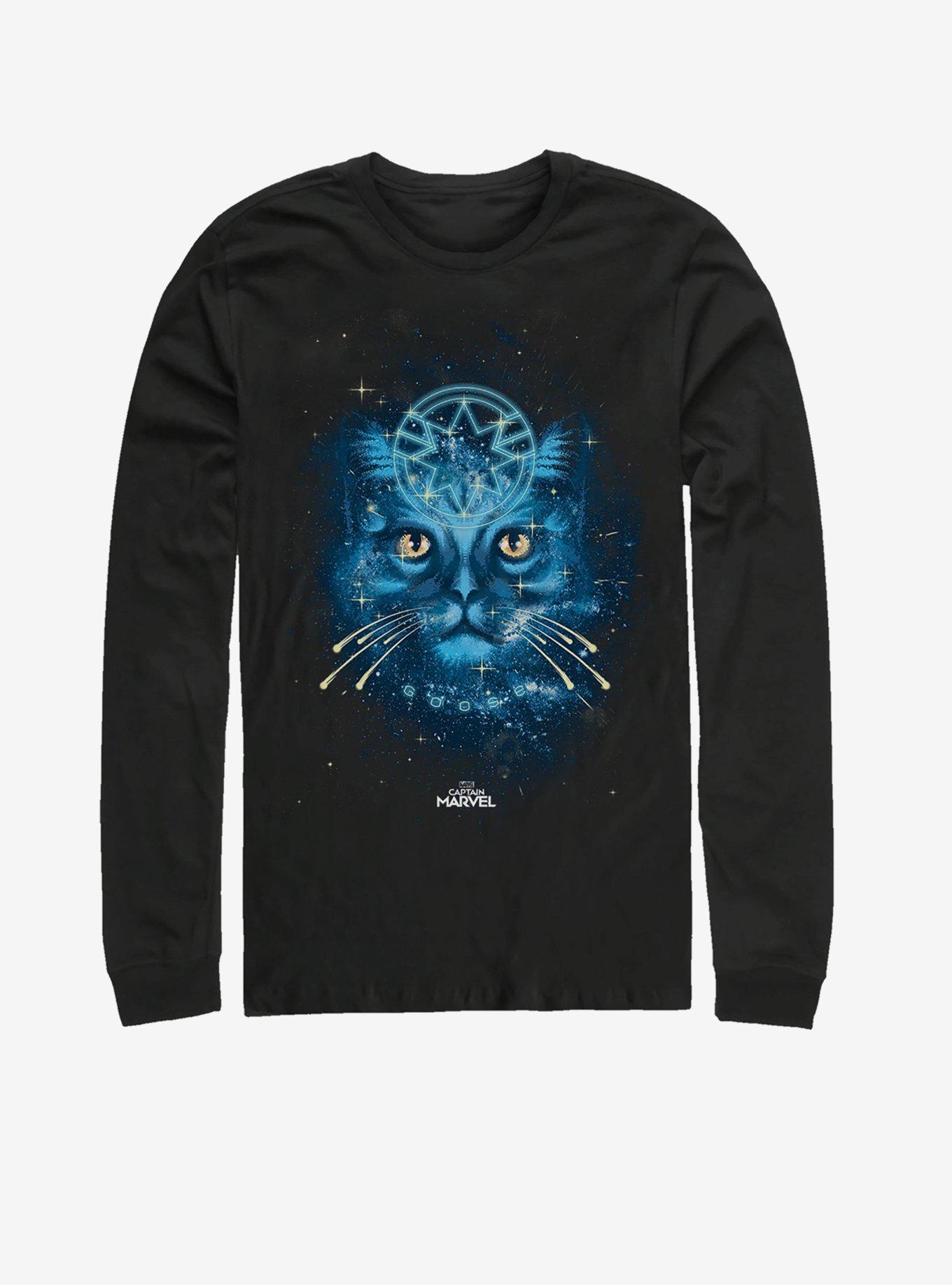 Marvel Captain Marvel Spirit Cat Long-Sleeve T-Shirt, , hi-res