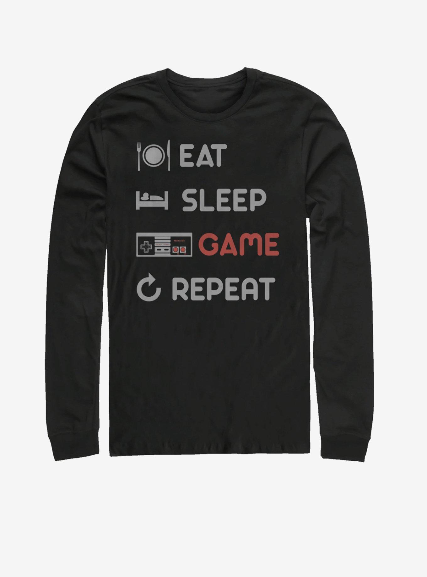 Nintendo Game Repeat Long-Sleeve T-Shirt, , hi-res