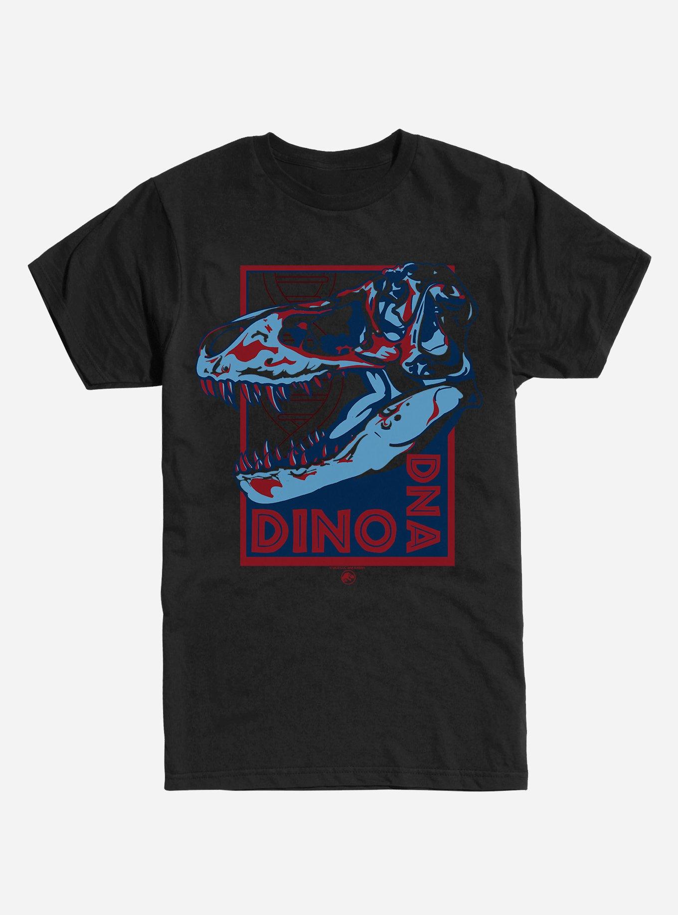 Jurassic Park Dino DNA T-Rex T-Shirt, BLACK, hi-res