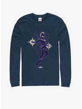 Marvel Captain Marvel Flying Star Long-Sleeve T-Shirt, , hi-res