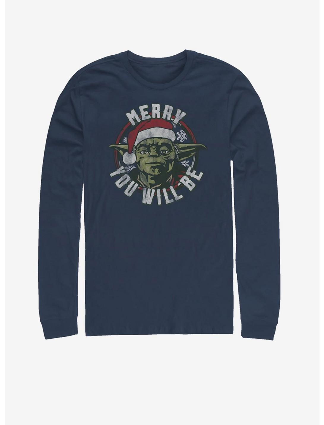 Star Wars Believe You Must Long-Sleeve T-Shirt, NAVY, hi-res