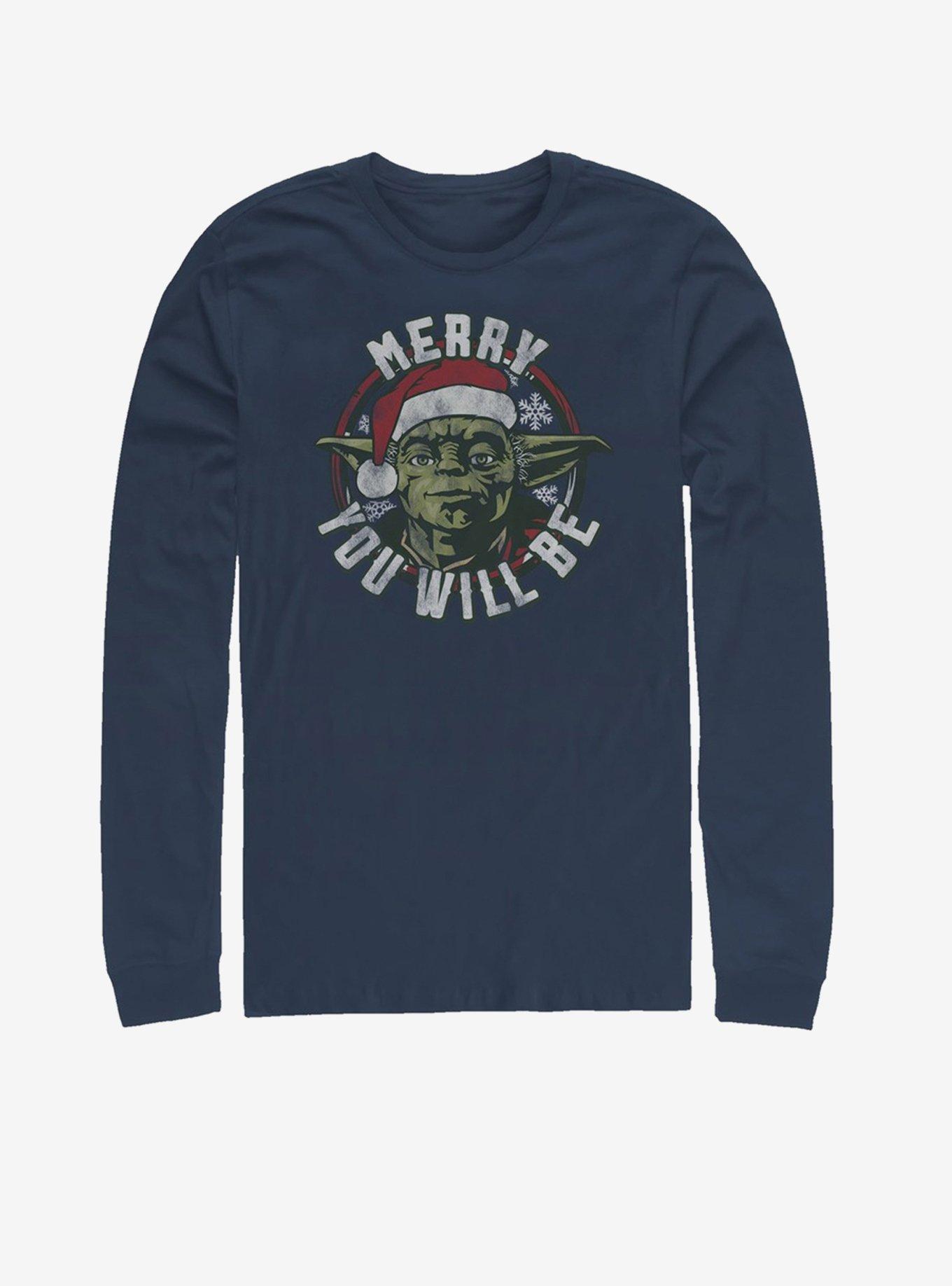Star Wars Believe You Must Long-Sleeve T-Shirt, NAVY, hi-res