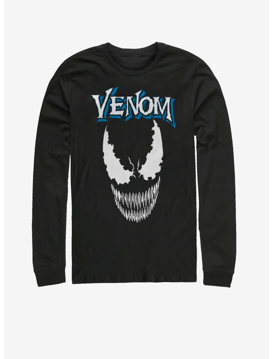 Marvel Venom Venom Crest Long-Sleeve T-Shirt, BLACK, hi-res