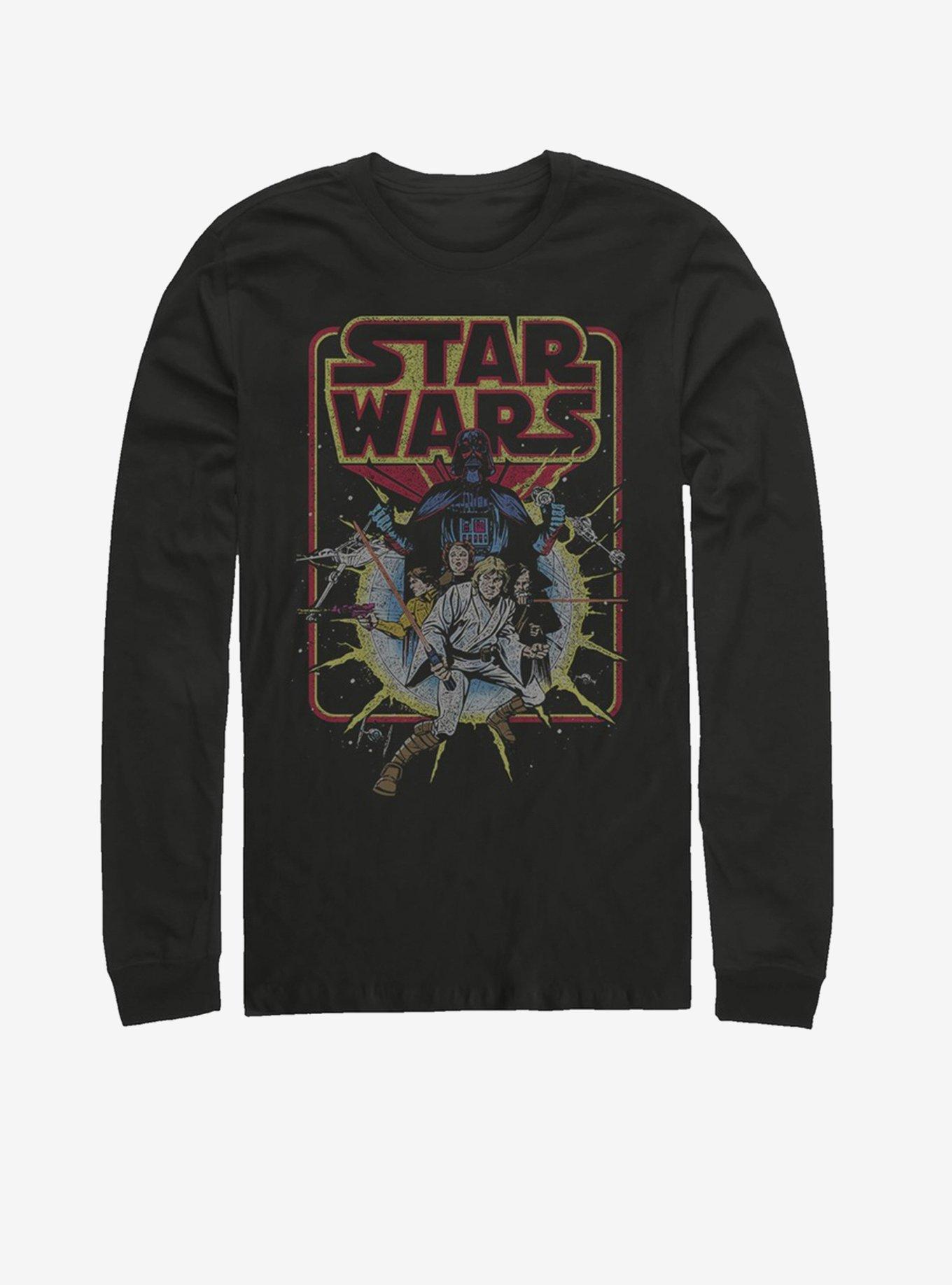 Star Wars Old School Comic Long-Sleeve T-Shirt, , hi-res
