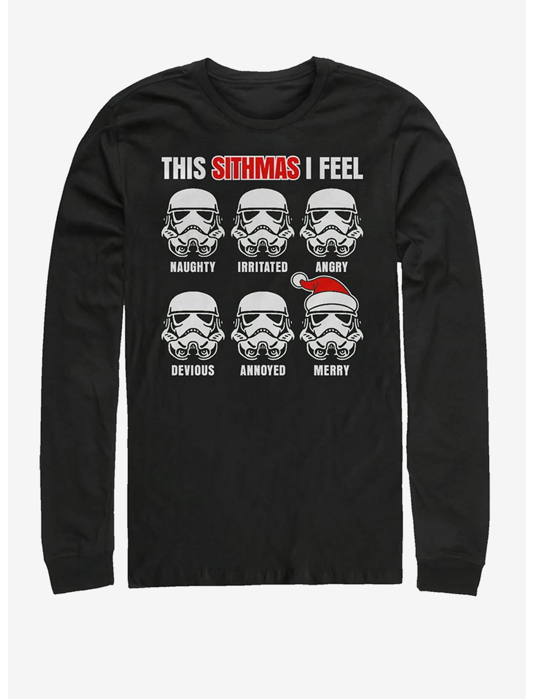 Star Wars Sithmas Feelings Long-Sleeve T-Shirt, BLACK, hi-res
