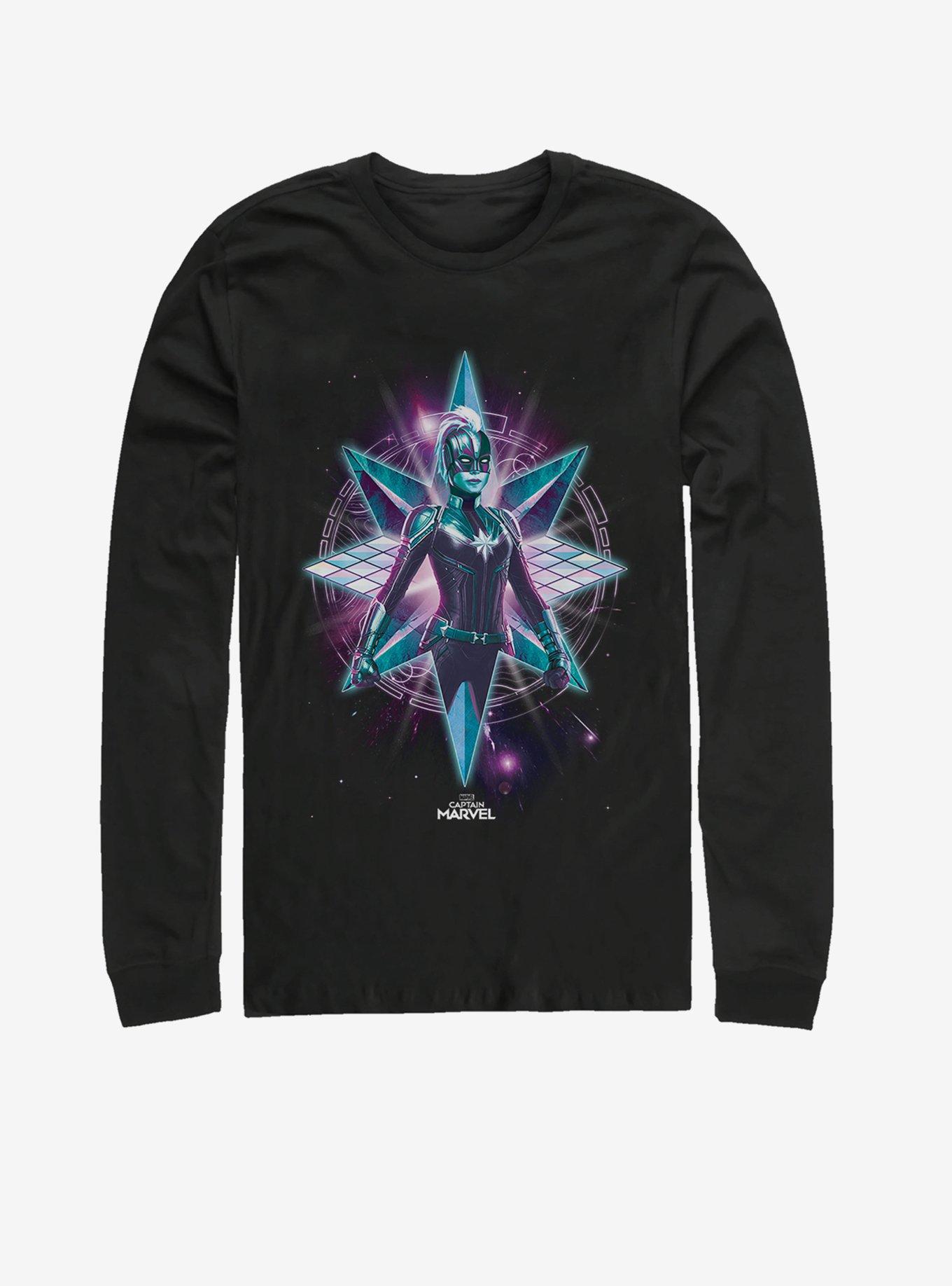 Marvel Captain Marvel Star Warrior Long-Sleeve T-Shirt, , hi-res