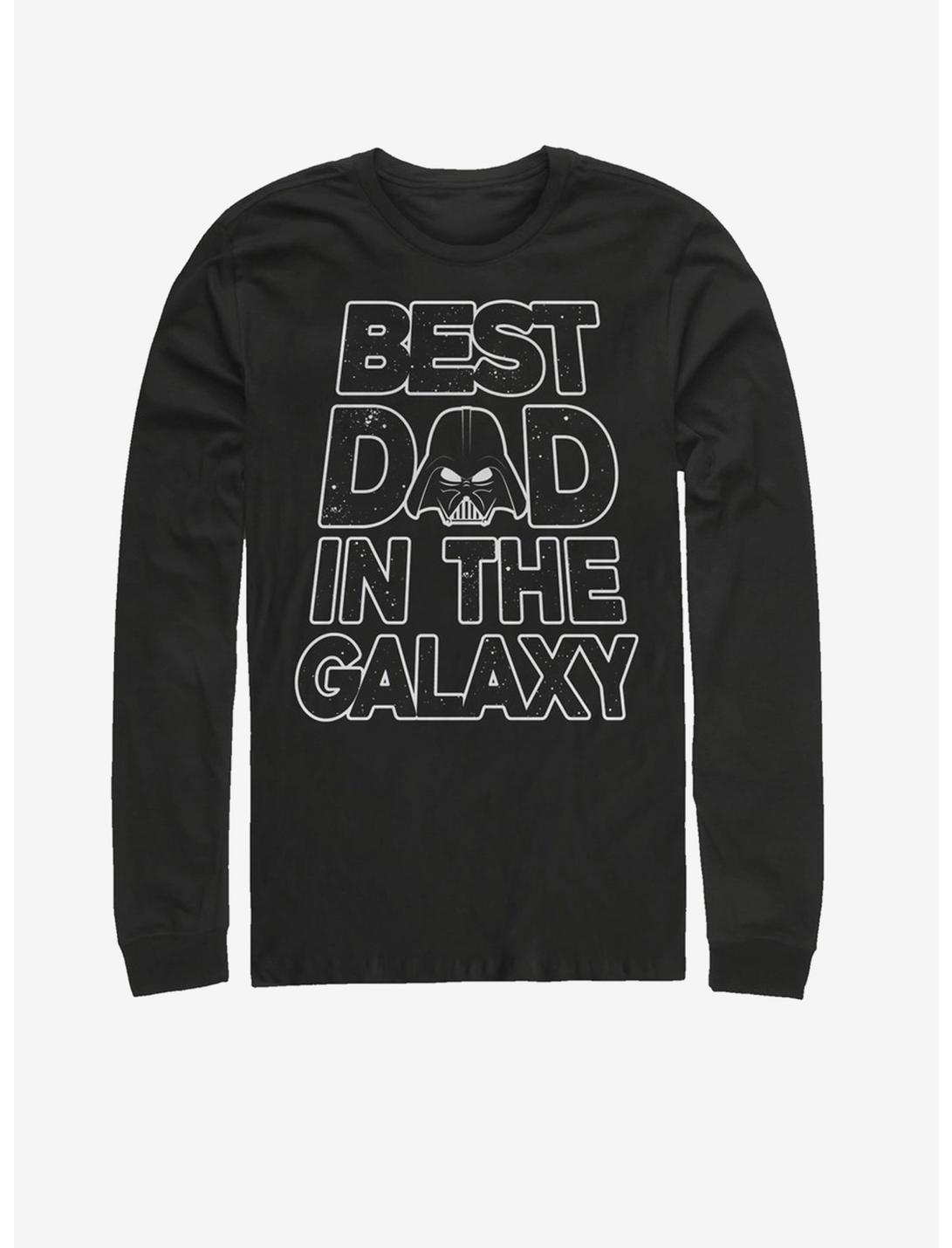 Star Wars Galaxy Dad Long-Sleeve T-Shirt, BLACK, hi-res