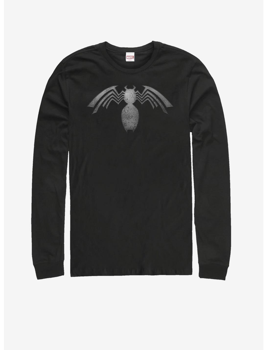 Marvel Venom Venom Logo Steel Long-Sleeve T-Shirt, BLACK, hi-res