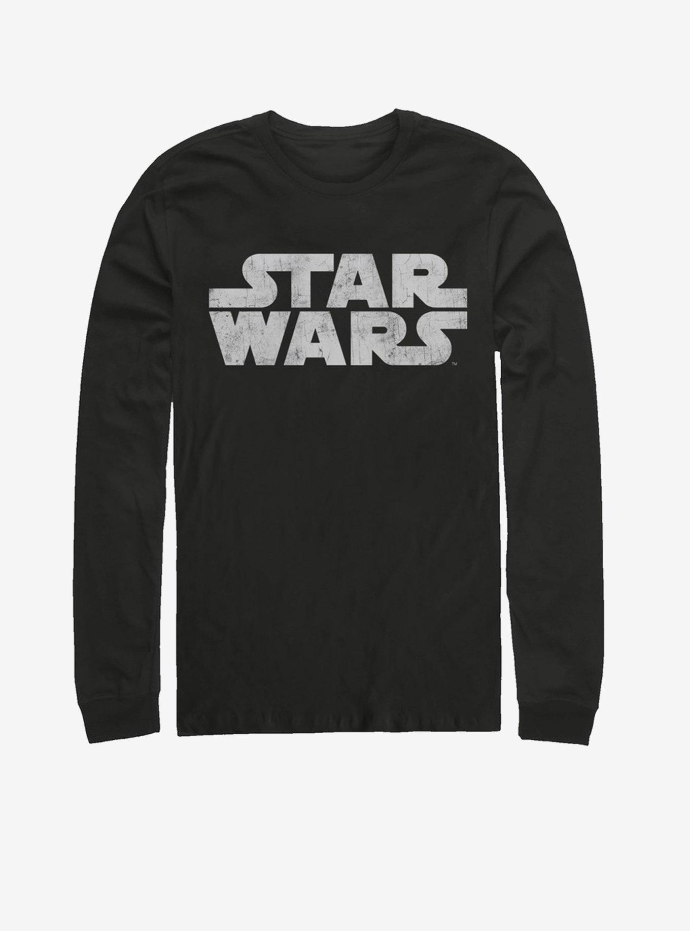 Star Wars Simplest Logo Long-Sleeve T-Shirt, BLACK, hi-res