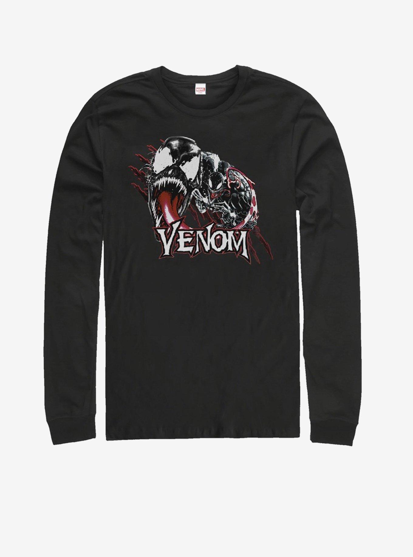 Marvel Venom Venom Badge Long-Sleeve T-Shirt, BLACK, hi-res
