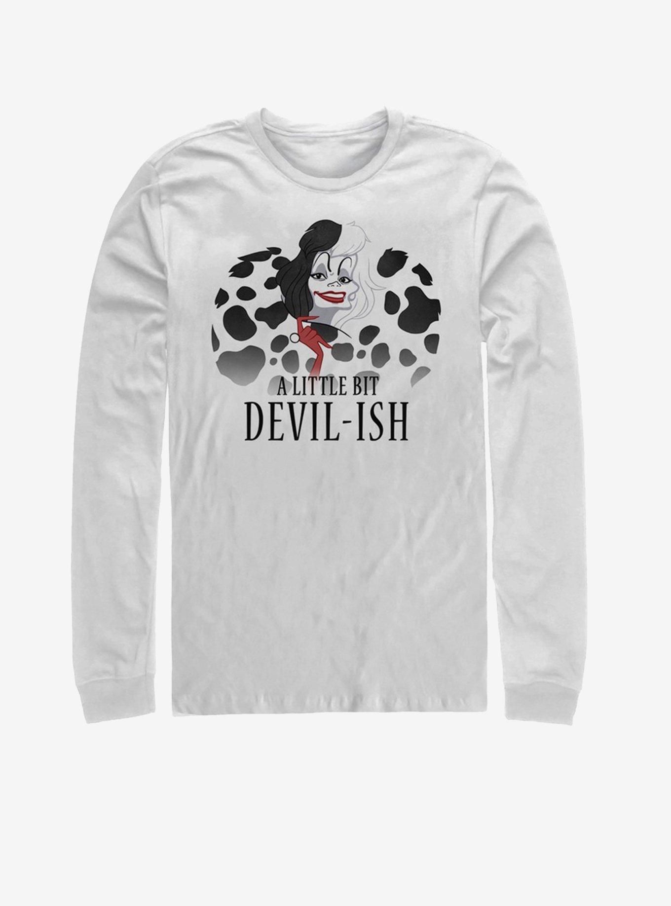 Disney Villains Scary Evil Cruella Long-Sleeve T-Shirt, , hi-res