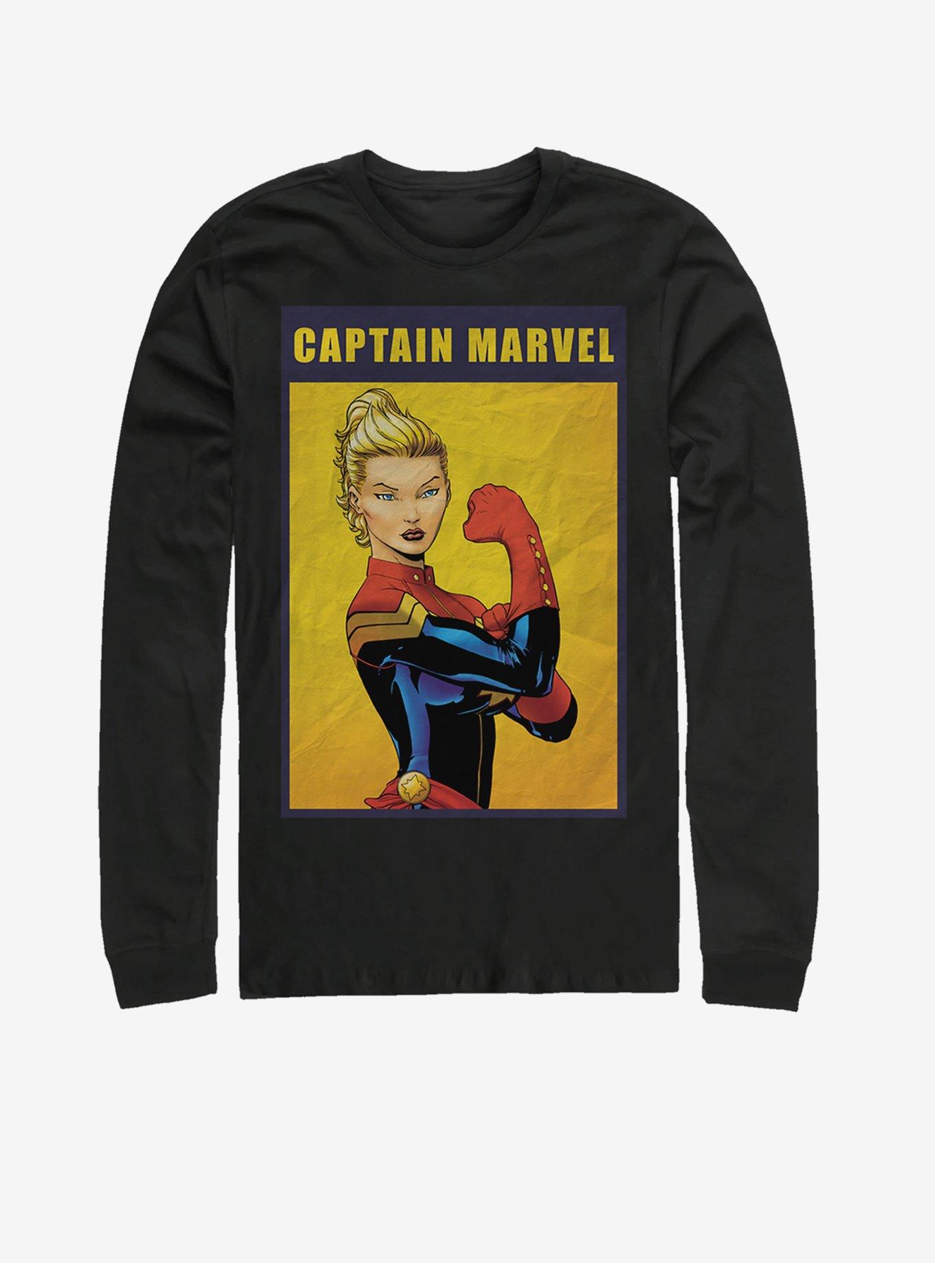 Marvel Captain Marvel The Riveter Long-Sleeve T-Shirt, , hi-res