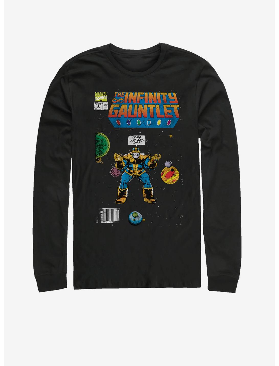 Marvel Thanos ComicCover Long-Sleeve T-Shirt, BLACK, hi-res