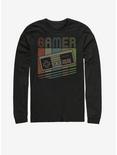 Nintendo Gamer Stack Long-Sleeve T-Shirt, BLACK, hi-res