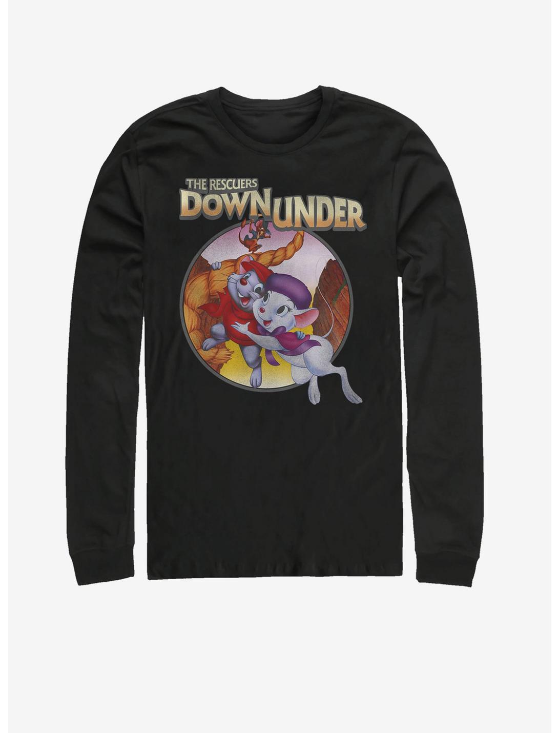Disney The Rescuers Down Under Rescued Long-Sleeve T-Shirt, BLACK, hi-res