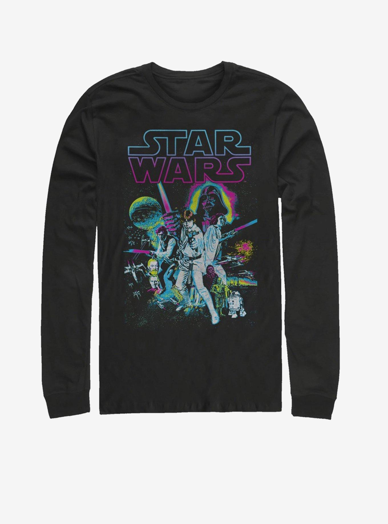 Star Wars Neon Hope Long-Sleeve T-Shirt, , hi-res