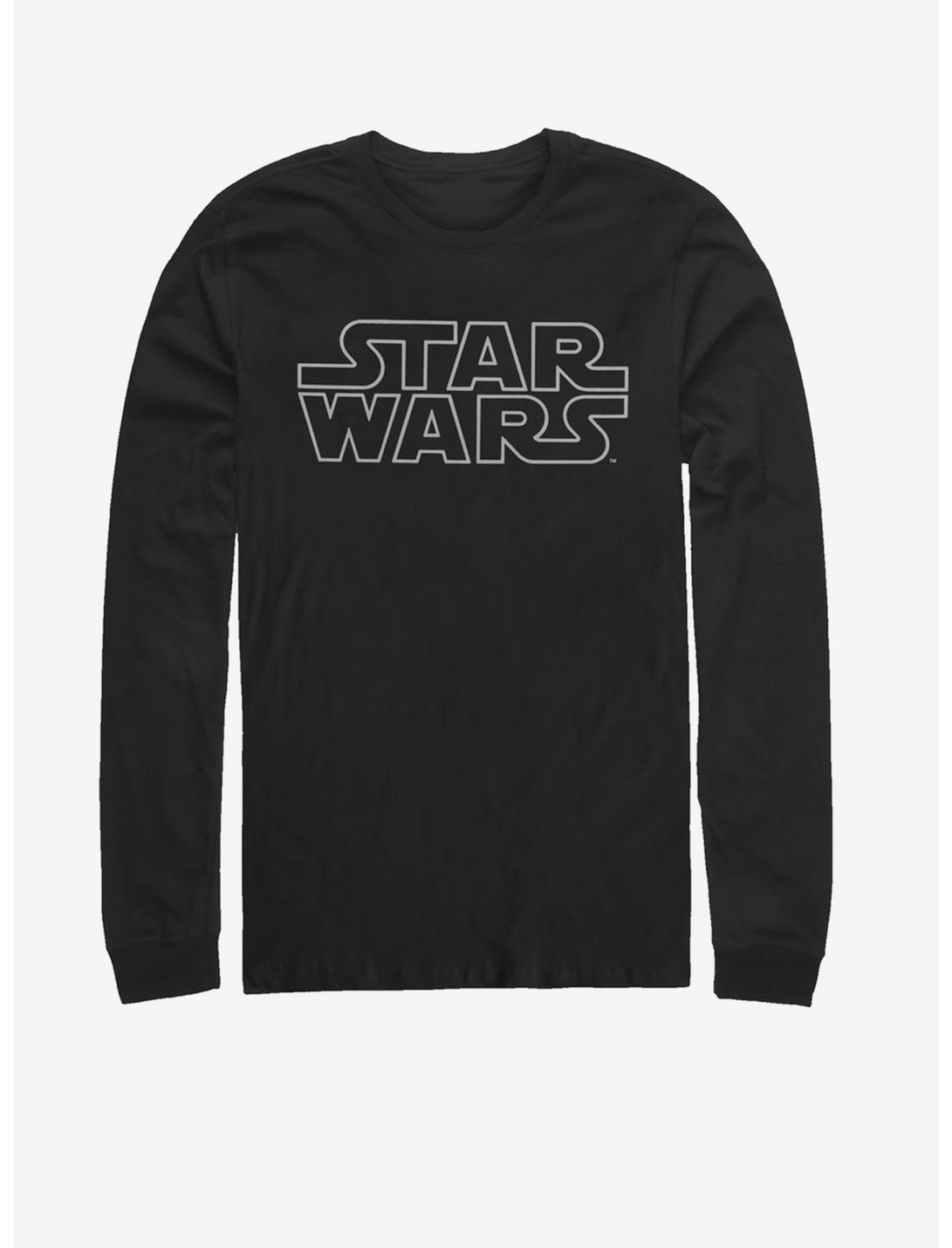Star Wars Classic Logo Long-Sleeve T-Shirt, BLACK, hi-res