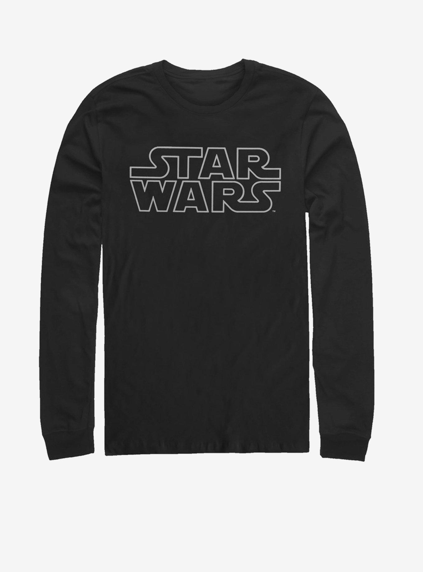 Star Wars Classic Logo Long-Sleeve T-Shirt, BLACK, hi-res
