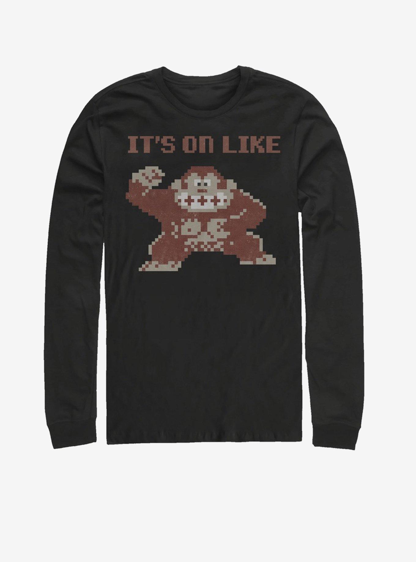 Nintendo Donkey Kong Get It On Long-Sleeve T-Shirt, BLACK, hi-res