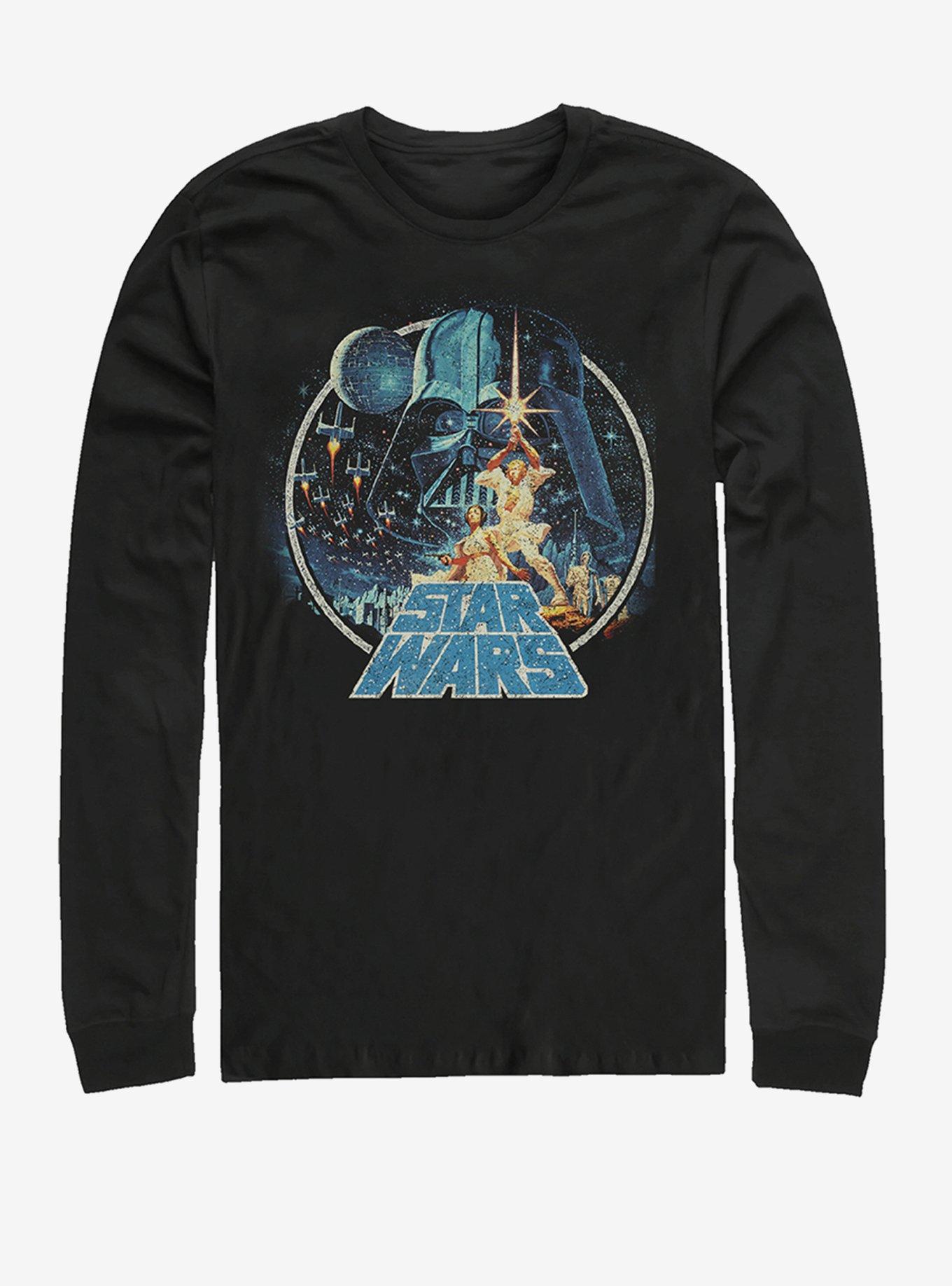 Star Wars Vintage Victory Long-Sleeve T-Shirt, BLACK, hi-res
