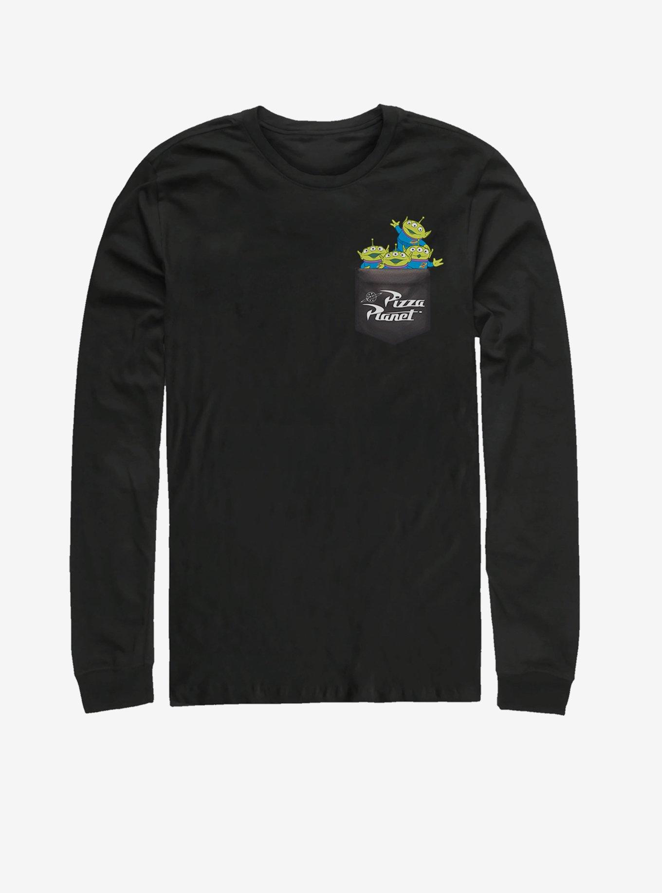 Disney Pixar Toy Story Alien Faux Pocket Long-Sleeve T-Shirt, , hi-res