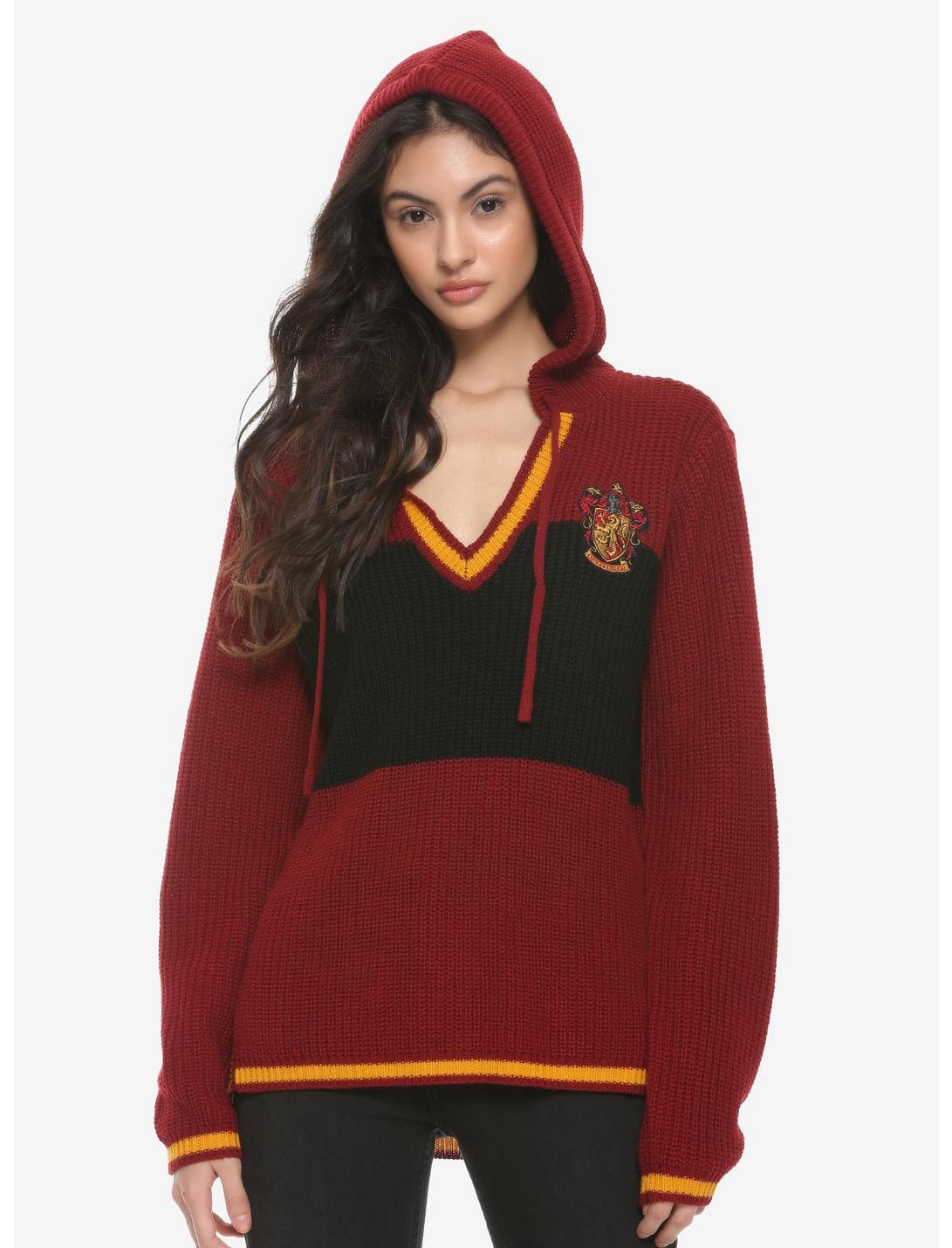 Harry Potter Gryffindor Girls Hooded Sweater, GOLD, hi-res