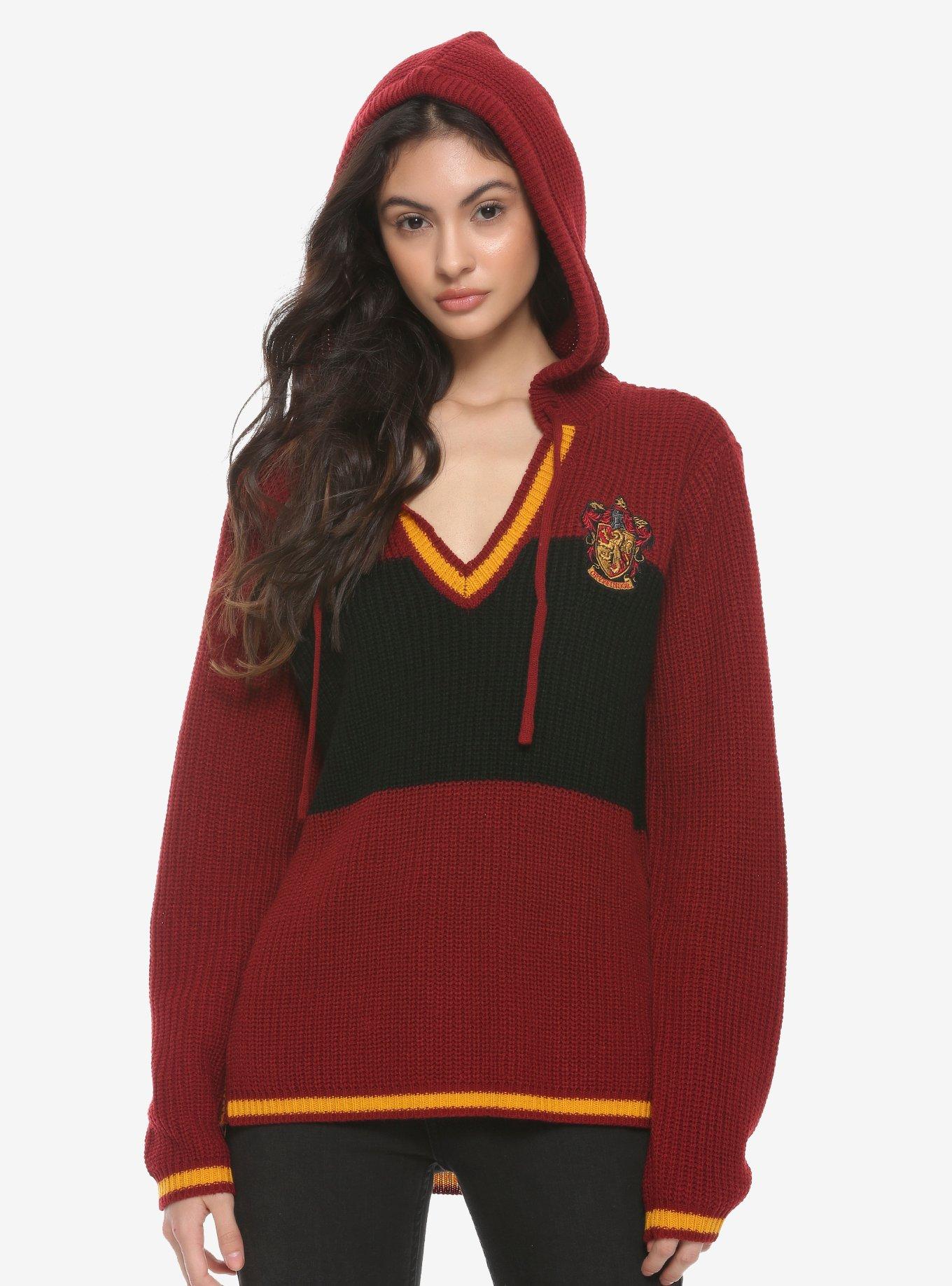 Harry Potter Gryffindor Girls Hooded Sweater Hot Topic