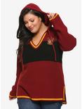 Harry Potter Gryffindor Girls Hooded Sweater Plus Size, GOLD, hi-res