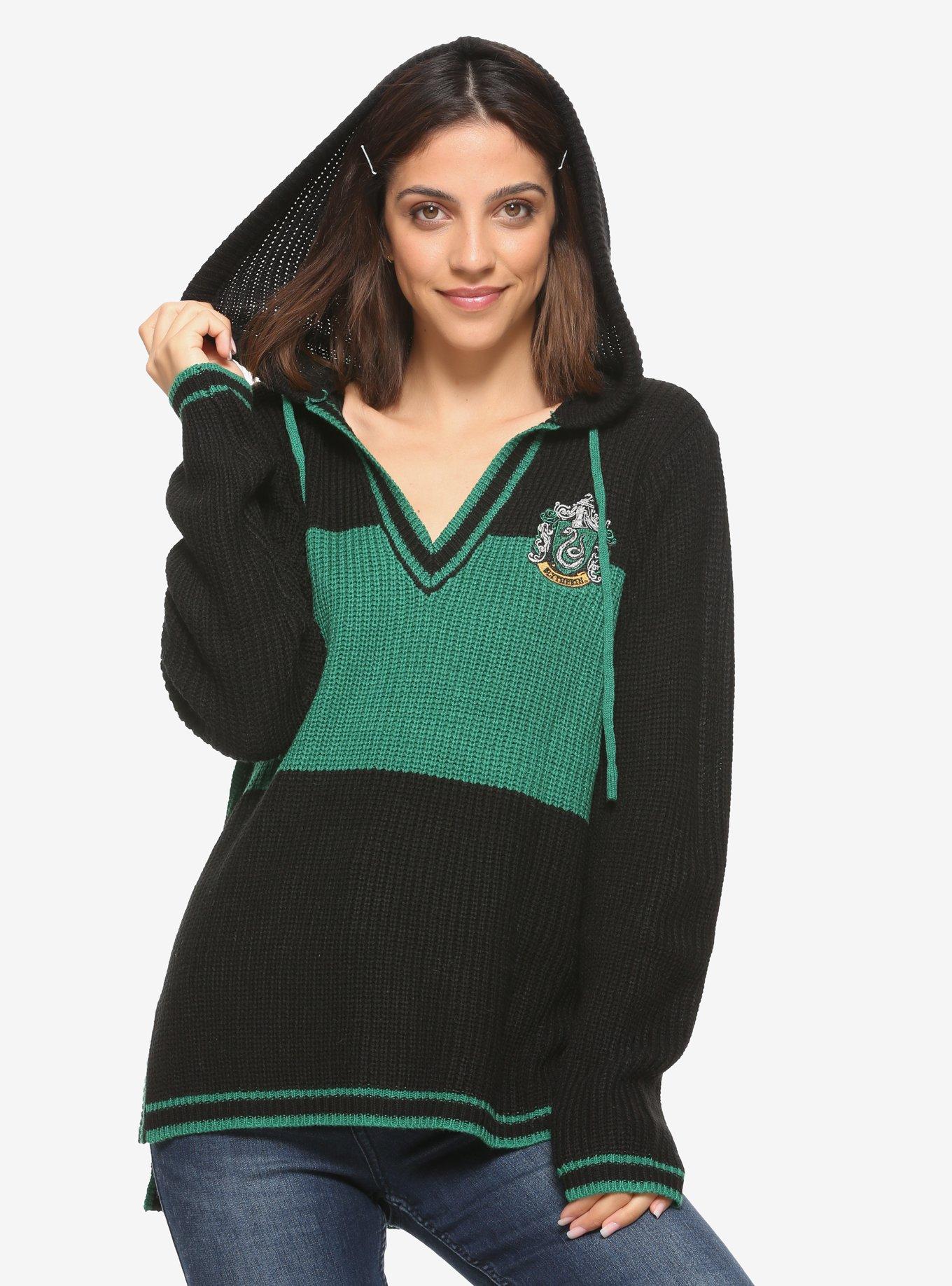 Harry Potter Slytherin Girls Hooded Sweater
