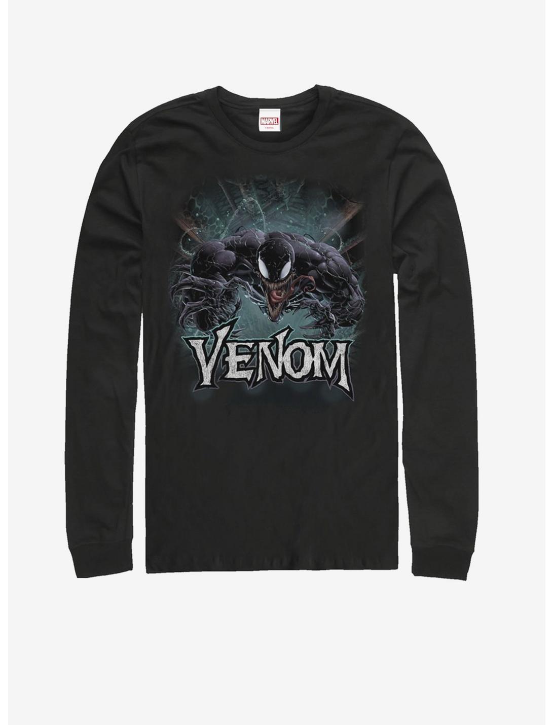 Marvel Venom Venom Jumps Long-Sleeve T-Shirt, BLACK, hi-res