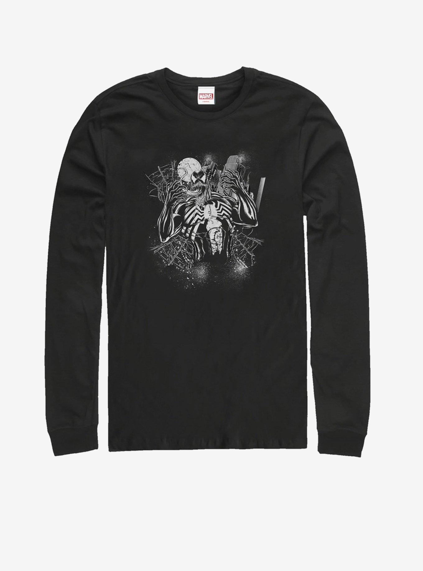 Marvel Venom Venom's Lair Long-Sleeve T-Shirt, BLACK, hi-res